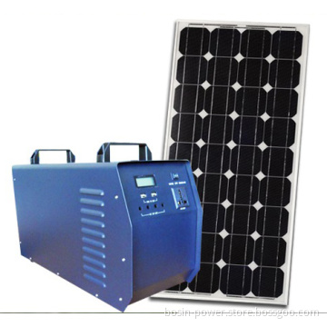 500W Portable Solar Power System with 12V/100ah Battery